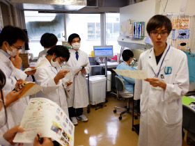 本学附属病院での早期体験実習